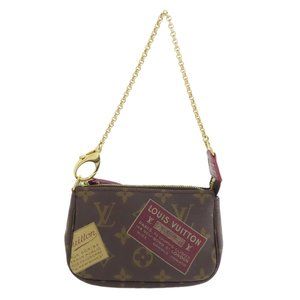 LOUIS VUITTON Brown Monogram Pouch